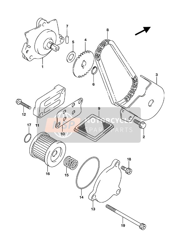 1651220G00, Dop, Oliefilter, Suzuki, 0